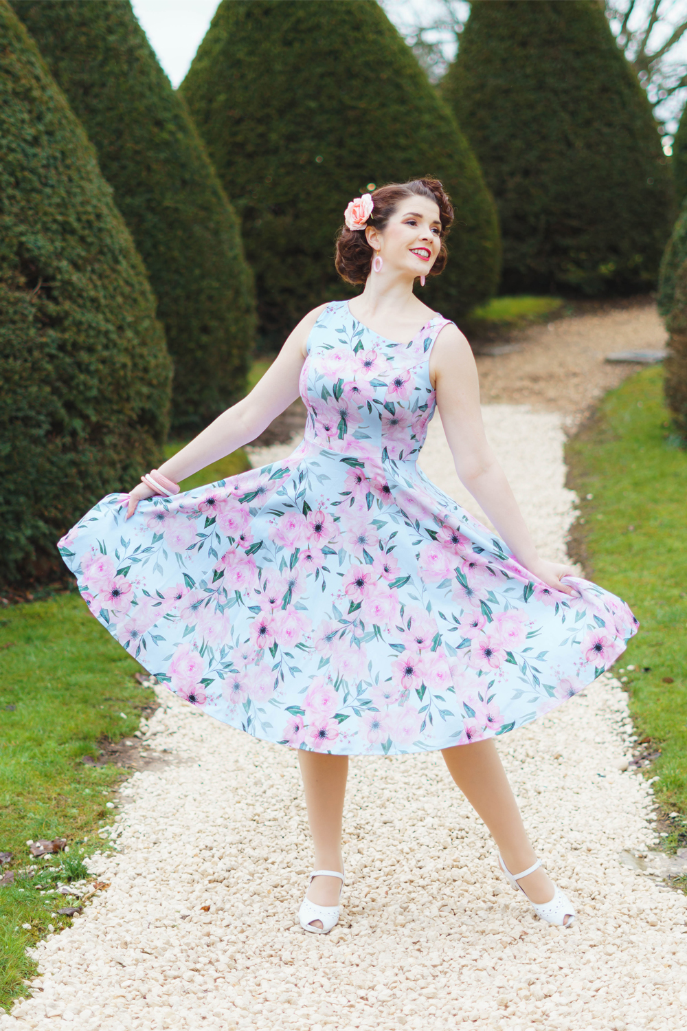Claudette Blossom Swing Dress
